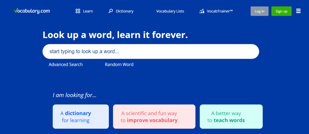 Use Online Vocab-Building Quizzes