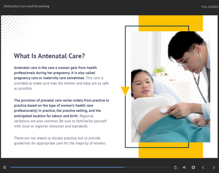 Maternity Care Assistant Course2