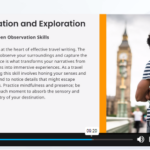 Travel Writing Workshop Course