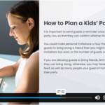Kids Party Planner Online Course2