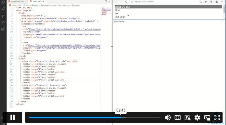 Bootstrap 5 Course3