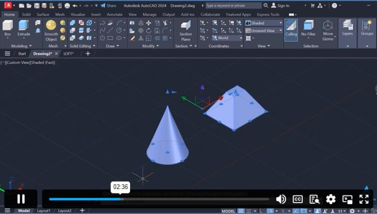 AutoCAD 3D Course1
