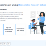 Use of Reasonable Force in Schools1