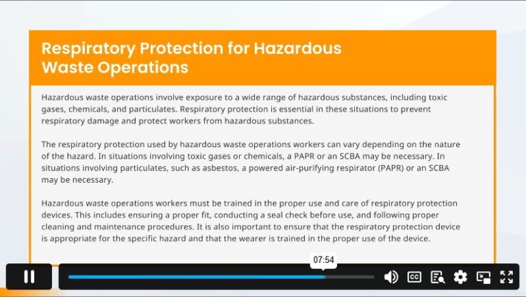 Respiratory Protection and Safety Training4