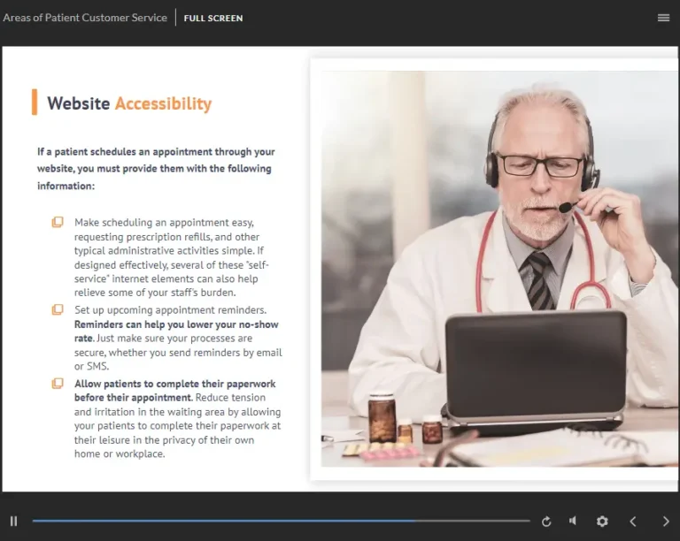 Patient Customer Service Course 2