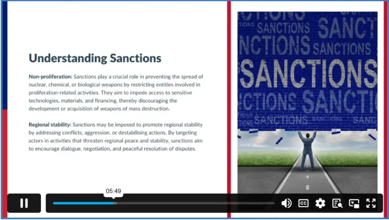 Sanctions Risk Management 2