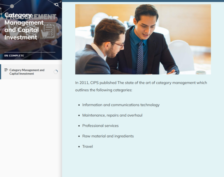 Professional Certificate in Purchasing and Procurement Management 2