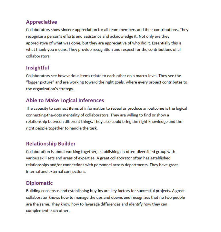 Workplace Essential Training Collaboration 3