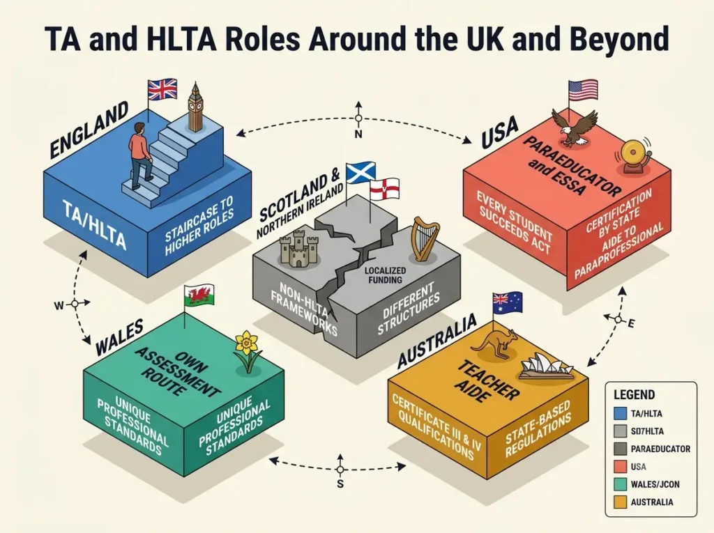 TA and HLTA Roles Around the UK and Beyond
